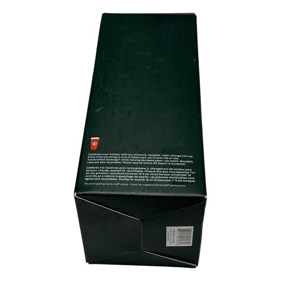 Starbucks Color Change Cups With Lids 16 oz Box of 6 Party New in Box - Picture 6 of 6